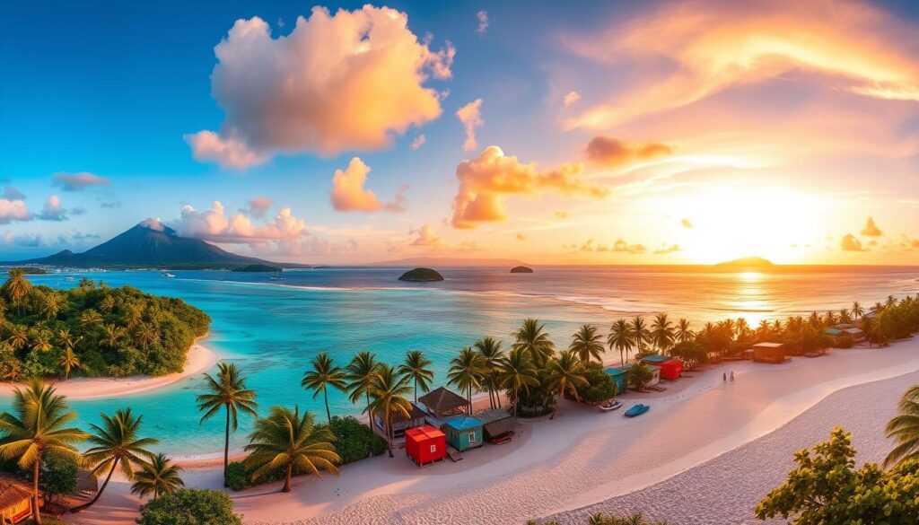 Karibische Inseln Panorama Karibische Inseln Panorama