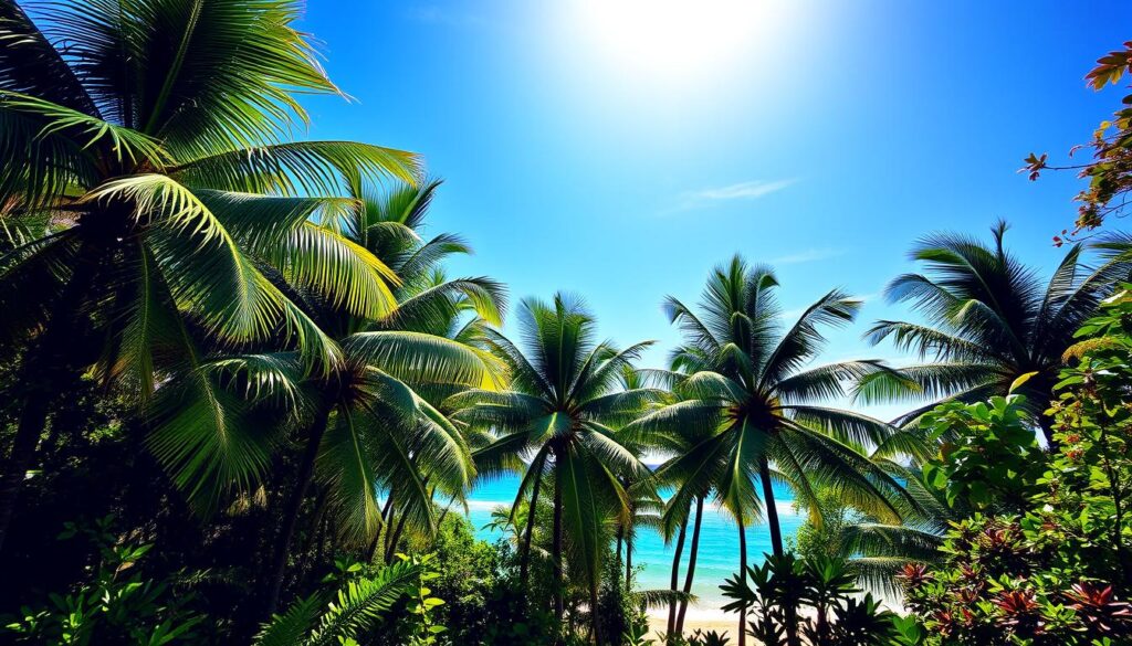Palmen in der Karibik Palmen in der Karibik