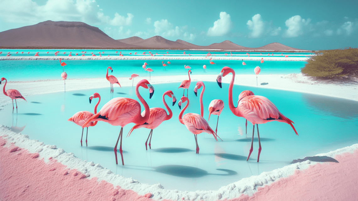 Beobachtung von Flamingos auf Bonaire – Vogelbeobachtung in ihrer natürlichen Umgebung