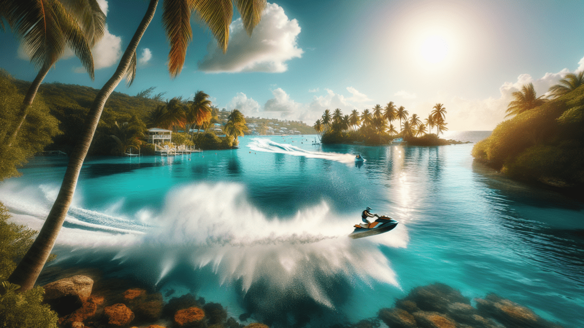 Erkundung der Lagune von Saint Martin mit einem Jetski – Action und Adrenalin