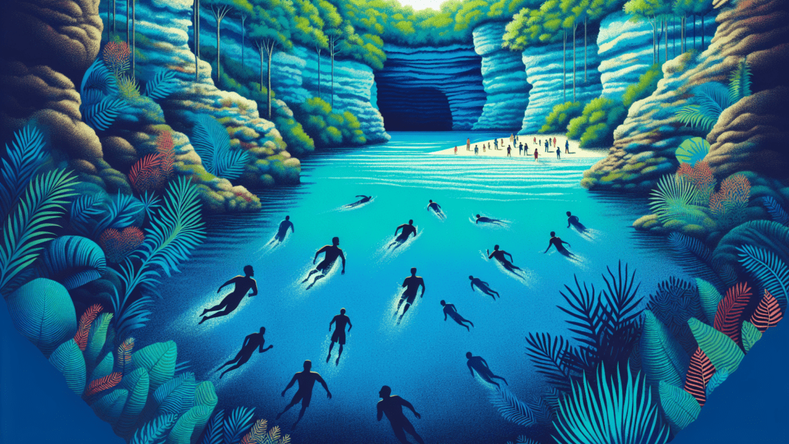 Schwimmen in den Blauen Löchern von Andros auf den Bahamas – beeindruckende Wasserlöcher