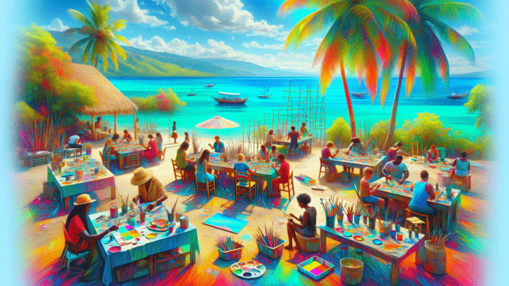 Teilnahme an einem haitianischen Kunstworkshop – erleben Sie die lokale Kreativität