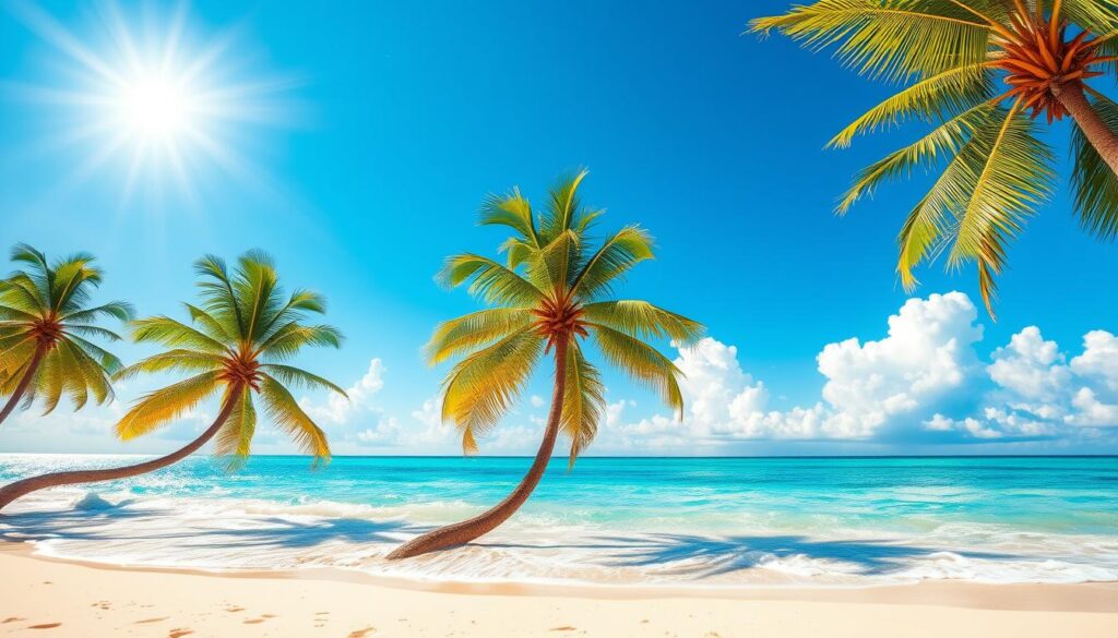 Karibik Sonnenstunden im April