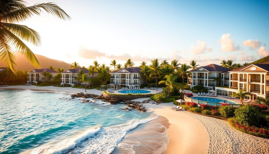 Luxuriöse Strandresorts in St Lucia