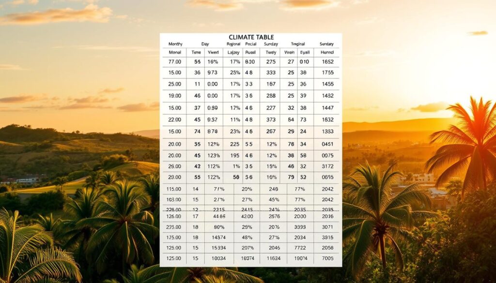 Monatliche Klimadaten Kuba